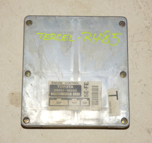 Computador 5e-fe 89661-16550 Toyota Tercel Año 1995 Al 2000 (Usado)