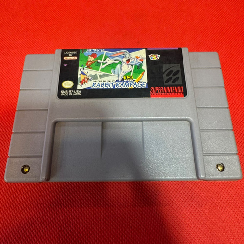 Bugs Bunny Rabbit Rampage Super Nintendo Snes Original (Usado)