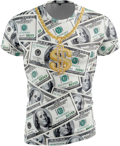 Remera Dolar Hip Hop Rap Dolares Billetes Fullprint