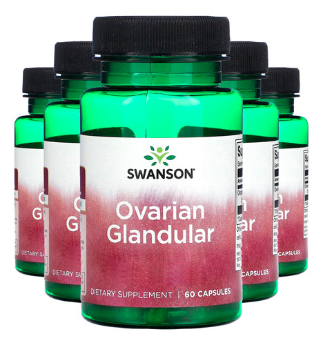 Glandular Ovariana 250mg Swanson 60 Caps 5un Sabor N/a