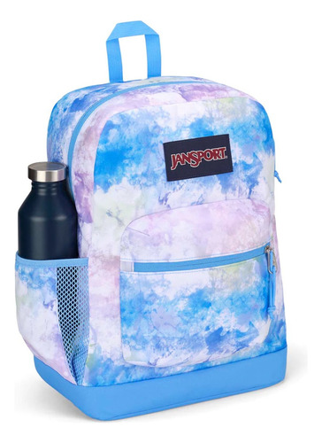 Mochila Jansport Cross Town Plus Urbana 26l Porta Notebook Color Batik Wash Diseño De La Tela Poliéster