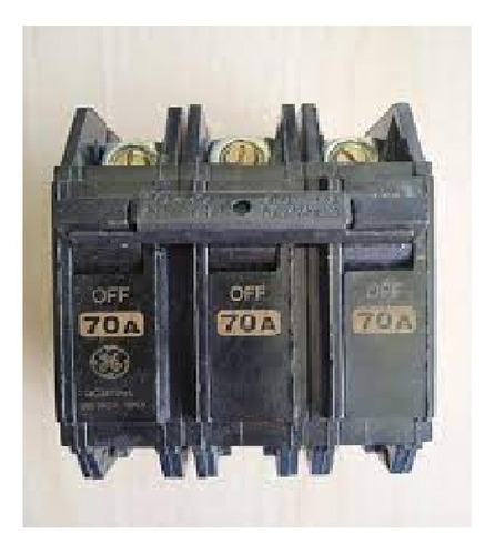 Breaker 3 X 70 Amp General Electric Thqc Superficial