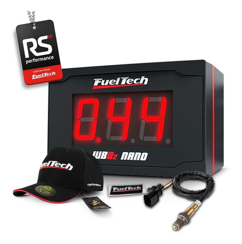 Fueltech Wideband O2 Nano Com Sonda Bosch Chicote 2 Metros