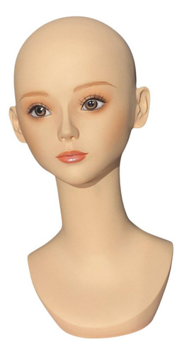 Cabeza De Maniquí Femenino, Perchero Multiusos Para Y