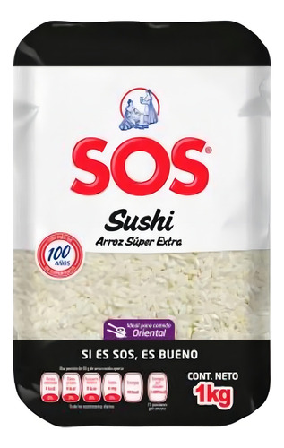 Arroz Sos Sushi Súper Extra 1kg