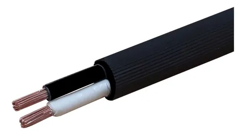 Cable Eléctrico Encauchetado 2x12 Awg Negro X 20 Metros