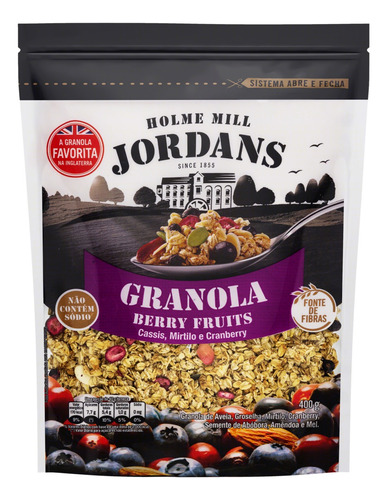 Granola Jordans berry fruits em pouch 400 g