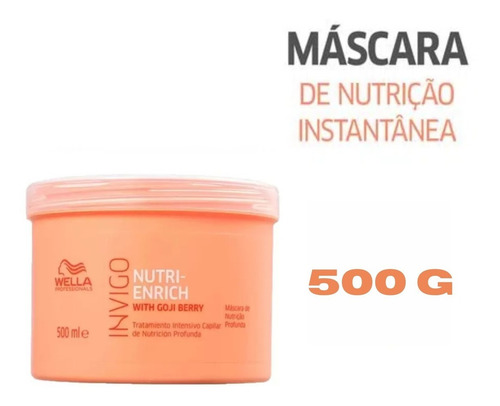 Máscara Invigo Nutri-enrich Wella 500 Ml