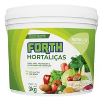 Comprar Fertilizante Forth Hortaliças 3kg Npk+9 Produção Rápida 