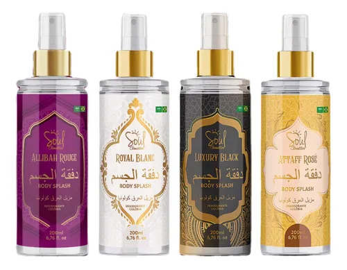 comprar Body Splash Arabe Kit C\u002F4un 200ml Masculino Feminino