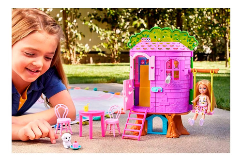 Barbie Playset Chelsea Y Su Casa Del Árbol - Mattel