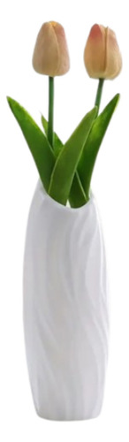 Florero Estilo Nórdico, Jarrón Anticaída De Plástico