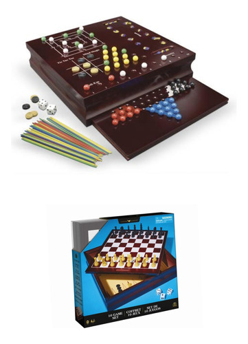 Juego De Mesa 10 Juegos Familiares Set