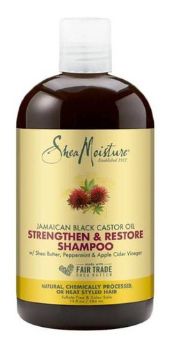 Shea Moisture Shampoo Jamaican Black Castor Oil+ Acond 384ml