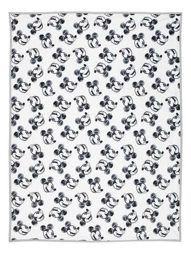 Manta Para Bebé Lambs & Ivy Disney Mickey Mouse Azul/blanco