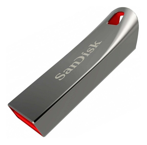 Imagen 3 de 5 de Memoria USB SanDisk Cruzer Force 64GB 2.0 plateado
