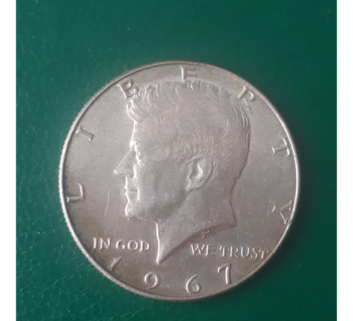 Eeuu 1967 Medio Dolar Plata Kenedy (Usado)
