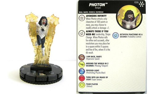 Heroclix Photon #036 Avengers Infinity Marvel