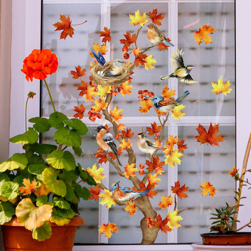 Vinilo Decorativo Para Ventana, Diseño Exclusivo Para Hogar