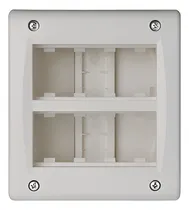 Comprar Caja Exterior Para 8 Módulos (2x4) Gris - Ave Conatel