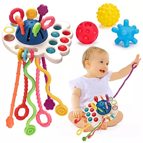 Juguetes Montessori De Cuerda Bebés De 0 6, 6 12 Meses