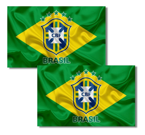 Adesivo Automotivo Bandeira Brasil Copa 4 Uni Carro Vidro 