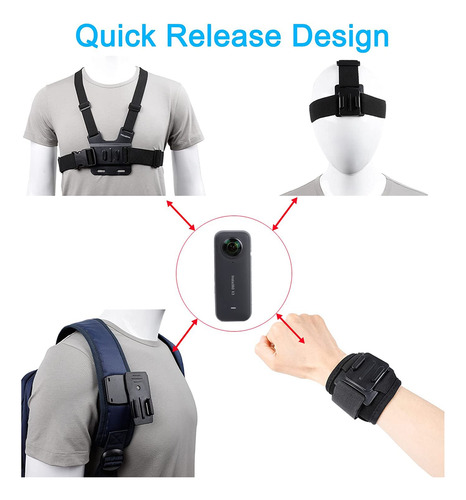 Kit De Acessórios Para Insta360 One X4/x3/x2/x, One R, Gopro