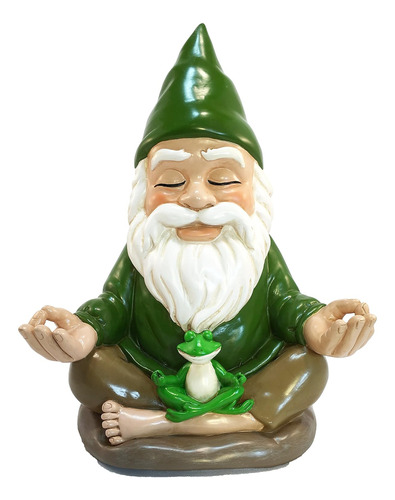 Zen Gnome - Tranquilidad Y Paz Jardín De Hadas Y Gnomo...
