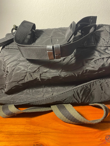 Bandolera Negro Lisa Níquel Negro (Usado)