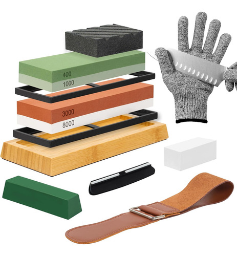 Knife Sharpening Stone Whetstone Knife Sharpener Wet Stones
