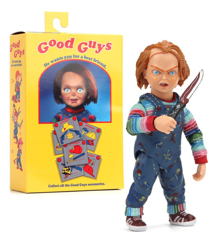 Chucky Clásico Articulado Con Accesorios