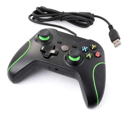 Controle Manete Com Fio Usb Compatível Com Xbox One Pc