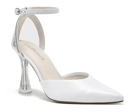 Scarpin branco cheap via marte