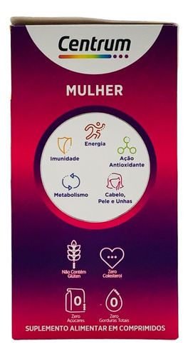 Kit Centrum Mulher 60+30 Comp (tratamento P/ 3 Meses)