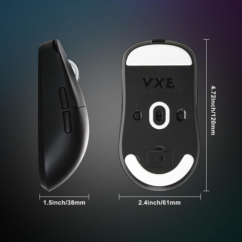 Ratón Inalámbrico Vxe R1 Pro/promax 1k Con Sensor Paw3395se