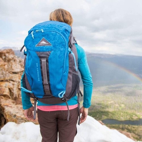 Mochila Pathway 40 Azul Gris Pza High Sierra