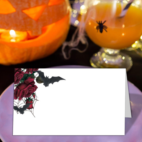 Wwongxianb Tarjetas De Lugar De Asiento De Halloween Con Dis