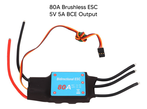 Refrigeración Por Agua Rc Boat Esc Sin Escobillas 80a Sin Es