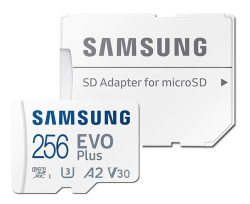 Micro Sd Samsung 256gb Evo Plus 100mb/s 4k Gopro Drone +