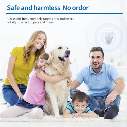 Ultrasonic Pest Repeller Plug Electric Controle De Pragas -