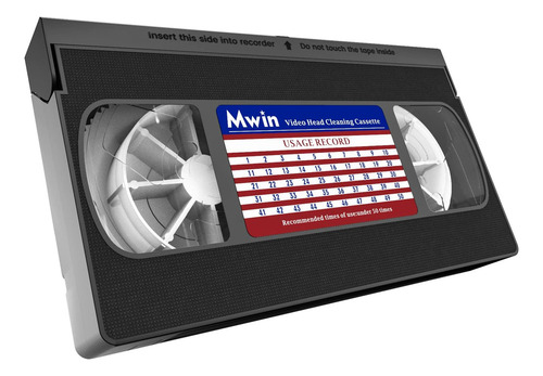 Limpiador De Cabezales Vhs Para Reproductores Vhs/vcr, Te...