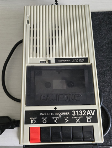 Califone 3132av Reproductor Y Grabador De Casette