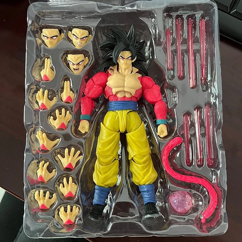 Juguete De Acción Con Figuras De Dragon Ball Z Super Saiyan