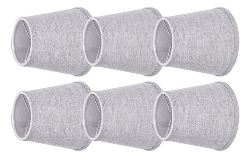 Sombra De Techo Shades De Tela Gris Plateado, 6 Unidades