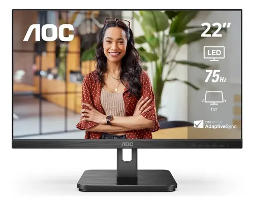 Monitor Aoc 22 Va Fhd 75Hz Negro 22E2Hm