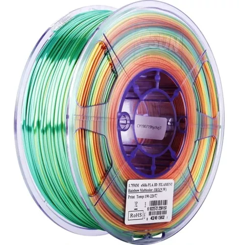 Filamento PLA Impresora 3D Arcoiris / Rainbow ANET 1.75MM 1KG