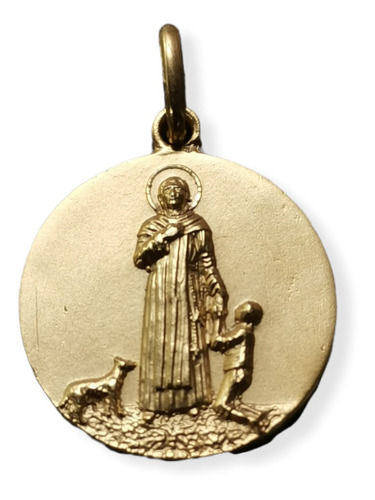 Medalla Oro 14k San Martín De Porres #1115 (medallas Nava) 