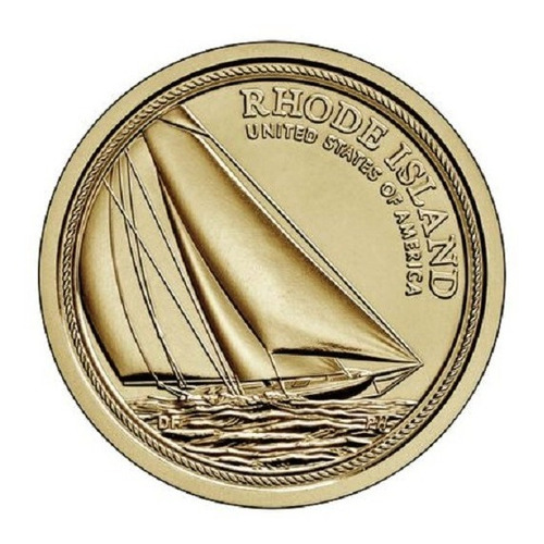 Robmar-usa-serie Innovation 2022-rhode Island N°14-y 1 Dólar