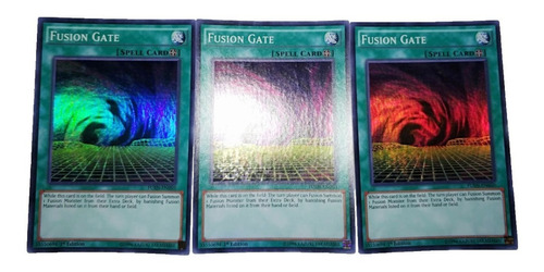 Yugioh - 3x Fusion Gate 