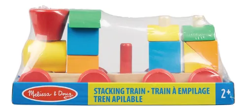 Tren Pequeño Apilable De Colores - Melissa & Doug